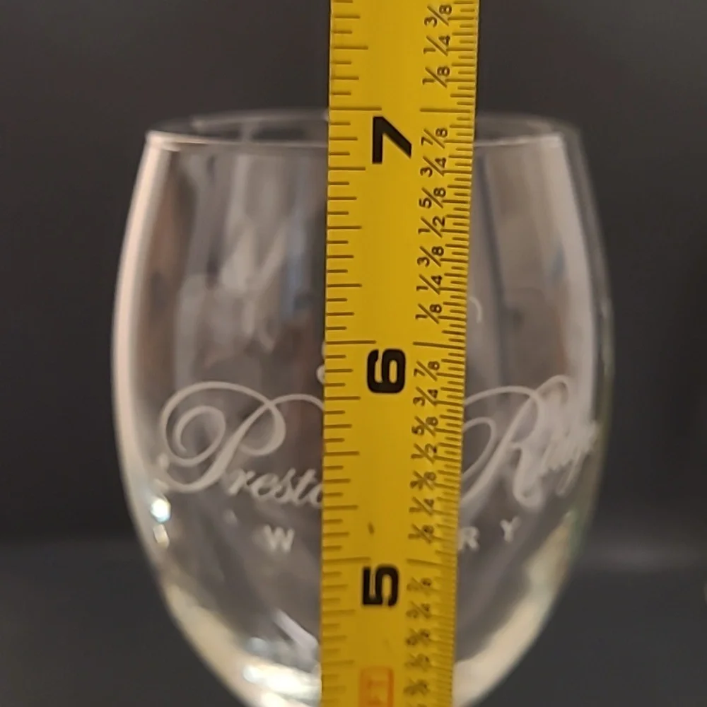 Pair of Preston Ridge Winery Glasses